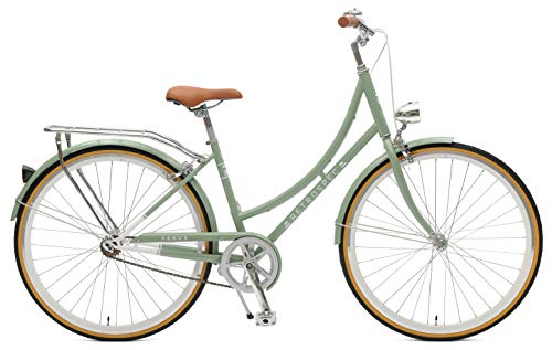 Retrospec Venus Dutch Step-Thru City Comfort Hybrid Bike, Mint, 7-Speed / 44cm, m/l