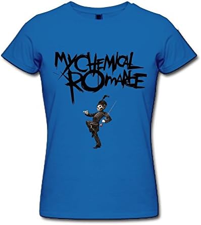 XIULIAN My Chemical Romance The Black Parade Women's T-shirts XL RoyalBlue