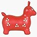Best Choice Products Kids Red Deer Hopper, Inflatable Jumping Deer Ride-on Bouncy Pump Included