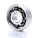 BC Precision CTS002 608-608ZZ Ceramic Skateboard Bearing, Perfect for Fidget Spinner Toy, 7 mm Width, 8 Si3N4 (Pack of 2)