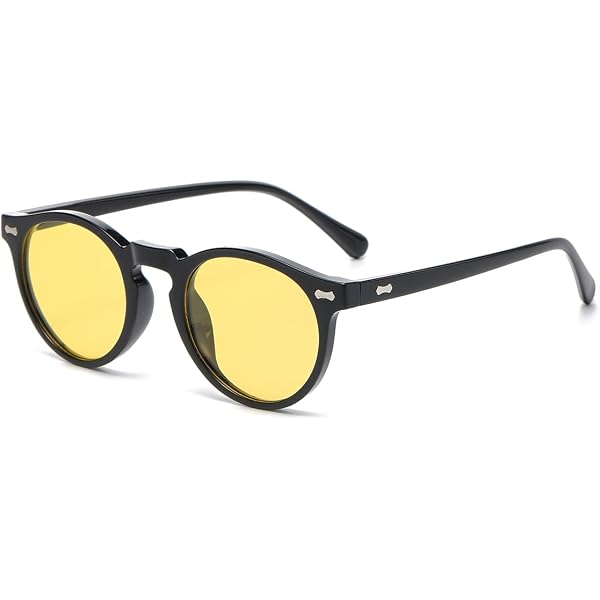 NEW JOHN VARVATOS unisex v547 round non-polaroid sunglasses in gold John Varvatos V547 Sunglasses | FREE Shipping - Go-Optic.com  main image 4
