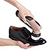 Electric Shoe Polisher, Cordless Shoe Polish Electric Brush Scrubber with Rechargeable Battery Handheld Automatic Shoe Polisher Machine Applicator Portable Cleaning Brush Kit
