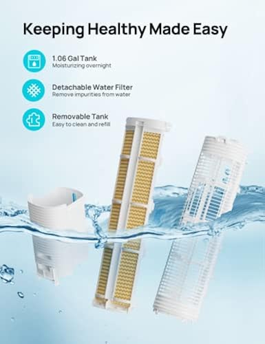 Dreo Evaporative Air Cooler, 40” Cooling Fan with 80° Oscillating,  Humidifying, Removable Water Tank, Filter, Ice Packs, Remote Control, 3  Speeds, 7H Timer, Personal Swamp Cooler, White, DR-HEC001 in Saudi Arabia |  Whizz Portable