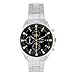 Sieko Men's SNDC89 Stainless Steel Analog with Black Dial Watch