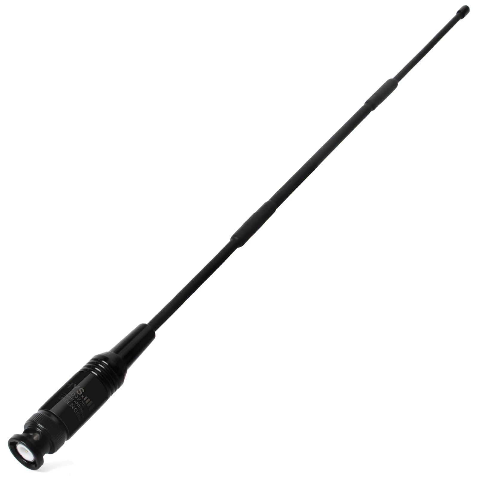 HYS 27MHz BNC Antenna 13-Inch Aerial for CB Handheld/Portable Radio Compatible with Cobra Midland Uniden Anytone CB Radio