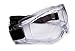 'Fit Over Glasses' Anti-fog Riding Goggles (White Frame Clear Lens)