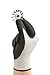 Ansell HyFlex 11-624 Dyneema/Lycra Glove, Cut Resistant, Black Polyurethane Coating, Knit Wrist Cuff, Large, Size 9 (Pack of 12 Pairs)