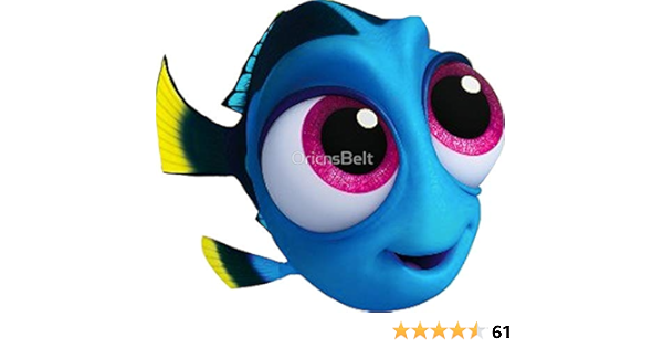 Amazon Com La Stickers Baby Dory Pegatina Para Coche Pared Portatil Celda Camion Automotriz