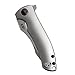 Zero Tolerance (0920 George Titanium Folding Knife; Manual Open, CPM 20 CV Stonewash Finish Stainless Steel, KVT Ball-Bearing System, Reversible Pocketclip; 5.4 oz, 3.9 in. Blade, 9 in. Total Length
