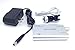 Ocean-Aquarius Silver Surgical Binocular Loupes 3.5x 420mm Working Distance Optical Glass with LED Head Light Lamp+Aluminum Box Silver