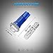 Partsam T5 73 74 5050 SMD Instrument Panel LED Light Gauge Cluster Indicator Bulbs Dash Light with Twist Socket, Blue, Pack of 10