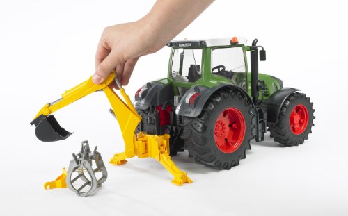 Bruder 02301 - Heckbagger mit Greifer, Maßstab 1:16 – Bild 3
