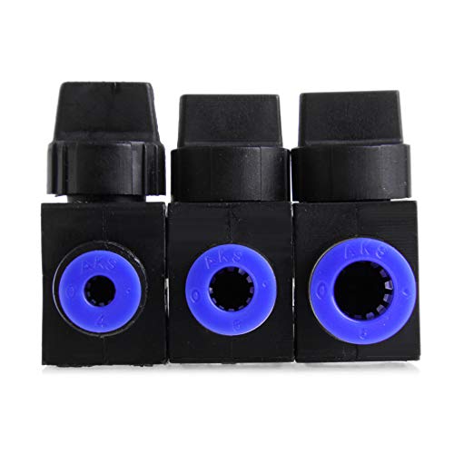 PE verschraubung, Pneumatische Luft 2-Wege-Schnellanschlüsse Druckanschlussrohrschlauch Kunststoff 4 mm 6 mm 8 mm – Bild 5