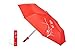 Vinrella Bottle Umbrellas | Compact, Light, No Drip, Fun Gift, Manual, Waterproof, Anti-UV | Small Folding Bottle Umbrella for Rain (Wine Bottle, Peacock Red)