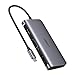 UGREEN USB C Hub Type C Adapter 3.1 with HDMI VGA, Power Delivery Charging, Gigabit Ethernet Port, 3 USB 3.0 Ports, Micro SD Card Reader for Apple Macbook Pro 2017 2016, Google Chromebook, Dell XPS 13