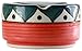SouvNear Ashtray with 3 Cigarette Holder Slots Colorful Ceramic Ash Tray Office Bar Indoor Outdoor - Deals of The Day