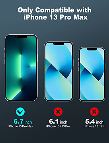 STOON Compatible with iPhone 13 Pro Max Case, Upgrade Shock-Absorbing Corners Clear Phone Case, Anti-Scratch and Non-Yellowing Phone Cover - 6.7 Inch (2021)