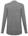 Awesome21 Women's Solid Soft Stretch Open Front Knit Cardigan