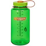 Nalgene Tritan Wide Mouth BPA-Free Water Bottle, 32 Oz, Mellon Ball