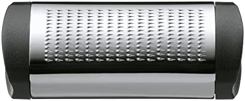 Top Tools - Rallador de nuez moscada 8 cm, con práctico compartimento de almacenamiento, diseño ergonómico con asas integradas, acero inoxidable, plástico, apto para lavavajillas