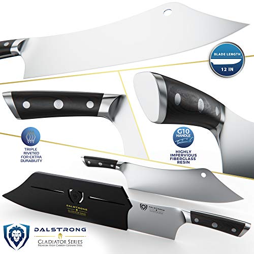 DALSTRONG Chef & Cleaver Hybrid Knife 12" ExtraLarge "The 'Crixus