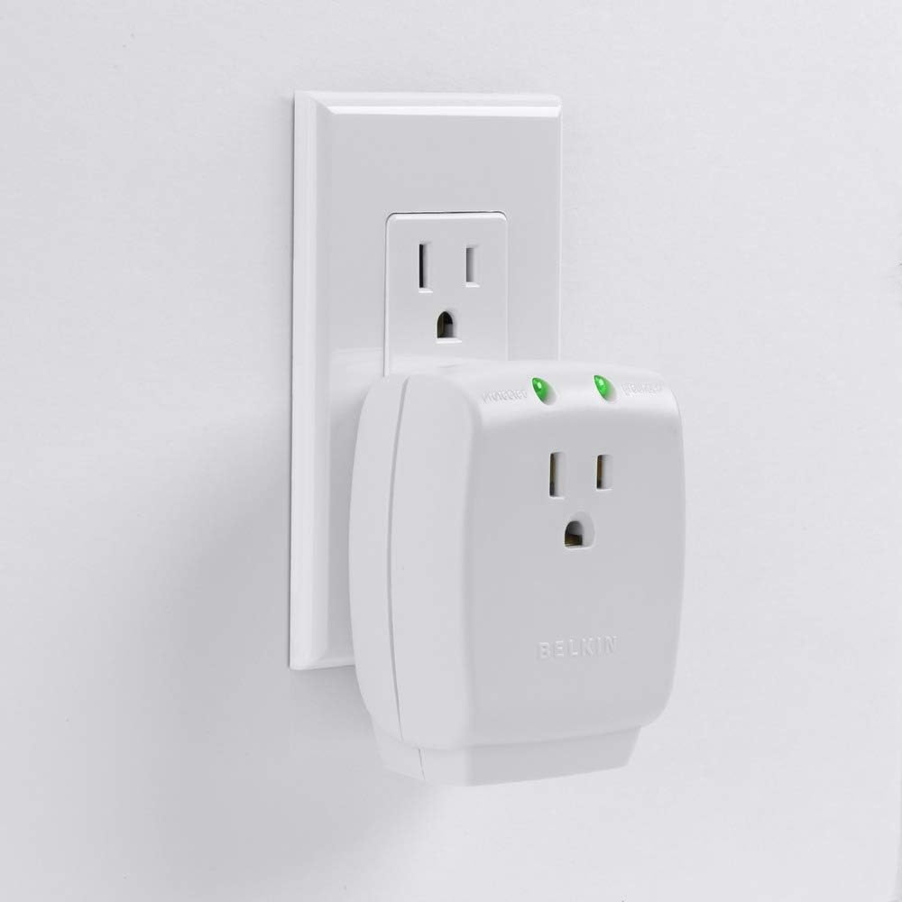 Belkin Single Outlet SurgeCube Surge Protector, 1080 Joules: Home Audio & Theater