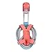 180° Panoramic View Snorkel Mask Full Face Scuba, Dive and Swim Set for Youth Adult Women Men | Easier Breath with Dry Anti-Fog Anti-Leak for Travel Beach Sea Underwater Swimming Pool
