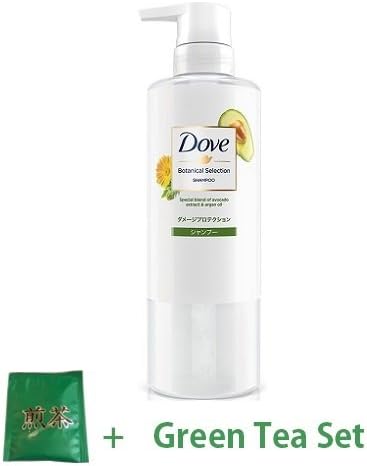 Dove Botanical Selection Damage Protection Shampoo Pump 500g (Green Tea Set)