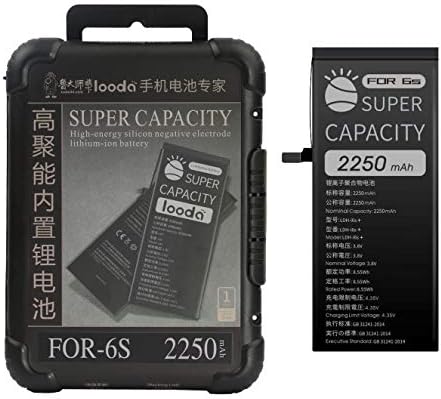 2250mAh Replacement Battery Compatible for iPhone 6S,Super Capacity Power UP Li-ion Battery with Repair Tool Kits Box[24 Months Warranty]
