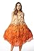 Riviera Sun 21834-ORG-3X Umbrella Dress