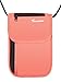 Travelambo Neck Wallet and Passport Holder Travel Wallet with RFID Blocking for Security (pink)
