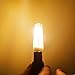 Bogao G9 LED Bulb Dimmable 4 Watt 360-400LM Warm White 2700K Bi-pin Base 4x Filament COB LED Chandelier Lamp AC110V (Pack of 4)