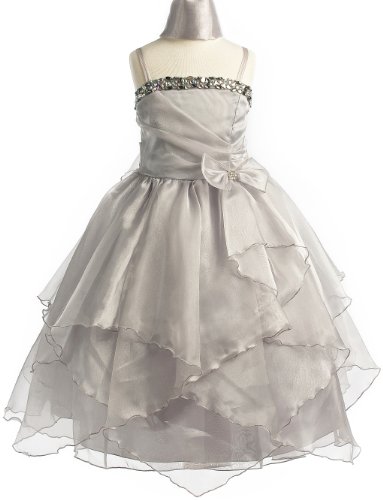 10 COLORS -RHINESTONE PAGEANT PARTY HOLIDAY COMMUNION FLOWER GIRL DRESS 2-20