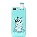 iPhone 7 Plus Case, iPhone 8 Plus Case, DAMONDY 3D Cartoon Animals Cute Pattern Soft Gel Silicone Slim Design Rubber Thin Protective Cover Phone Case for iPhone 7 Plus/iPhone 8 Plus-Cute Unicorn