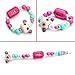 Magic Animal Twisty Bracelet Beads Cute Pets Transformable Collectible Bracelet Children's Pre-Kindergarten Magical Animal Twist Bracelet DIY Toys Set, Birthday for Kids,Girls (Unicorn)