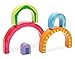 Le Toy Van Petilou Collection Wooden Rainbow Tunnel Set Premium Wooden Toys for Kids Ages 12 months & Up