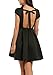 Zeagoo Women Sexy Cap Sleeve Backless Skater Pleated Cocktail Party Dress