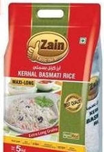 Zainab Riz Zain Kernal White Basmati Rice, 5 kg price in Saudi Arabia | Amazon ...