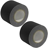 Seismic Audio - SeismicTape-Black604-2Pack - 2 Pack of 4 Inch Black Gaffer's Tape - 60 yards per Roll