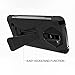 LG Stylus 2 Plus Black Case| LG Stylo 2 Plus Hard Shell Case [SHOCK FUSION] Dual Layer Bump and Drop Protection Case with Built in Kickstand by Miniturtle - Retro Controller