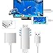 MHL to HDMI Video Cable Adapter, Weton HD 1080P Video Digital AV Cable AirPlay HDTV Adapter MHL USB Cable Compatible for All Smart Phones to TV/Projector/Monitor