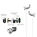 Ururtm Sleeping Headphones Earphones, Soft Comfortable Silicone Noise Isolating Earbuds with Mic Earplugs for Nighttime, Insomnia, Travel, Sport, Meditation & Relaxation (White)
