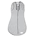 Woombie Convertible Swaddle Blanket with Vent, Twilight/Heathered Gray, 14-19 Pound