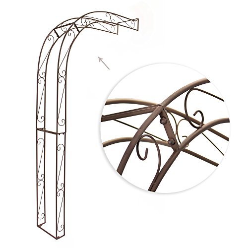 Rankhilfe "Halbbogen", Rosenbogen Halbbogen, Pflanzenstütze, Gartenhalbbogen – Bild 4