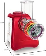 Moulinex Fresh Express Max DJ812510 Electric Slicer Grater 260W Red 5-in-1 view 2