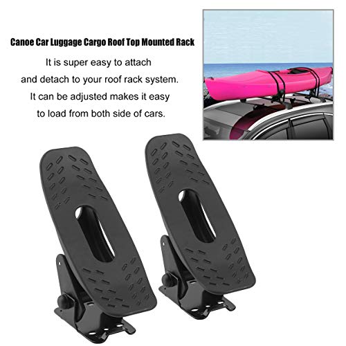 2 Pairs Snowboard Kayak Carrier Boat Canoe Surf Ski Board Car Luggage Cargo Roof Top Mounted Cross Bars Rack