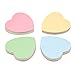 4PCS Heart Shaped Sticky Notes, Colored Sticky Notes Pink Red Blue Cute Fun Love Self-Adhesive Note for Kids School Classroom Office College (Heart)
