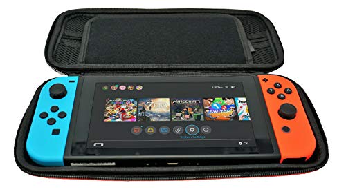Agoz Nintendo Switch Carry Case - Protective Portable Travel Carrying Cover Shell Pouch for Nintendo Switch Console & Accessories - Thumbnail 5