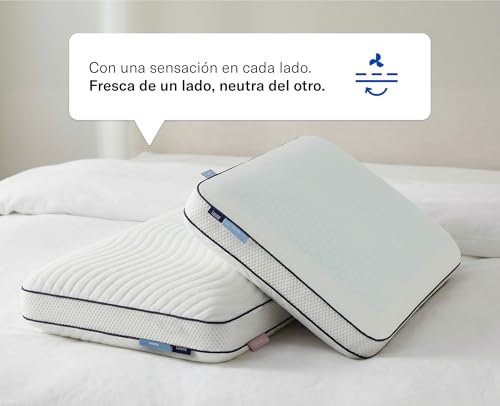 Luuna Almohada Cool Flip, Estándar, Reversible con un Lado Cálido y Otro Fresco para Cada Época del Año, Suavidad y Frescura Garantizada, Marca Mexicana