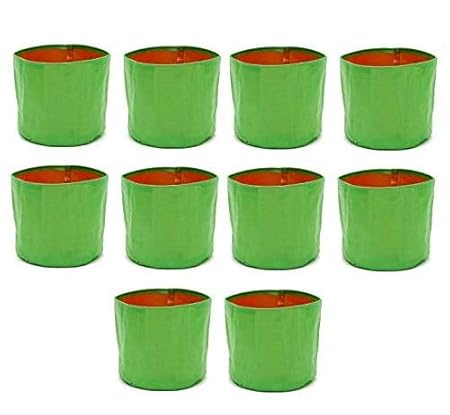 voolex HDPE Grow Bags (15 x 15 inch) -10 Pieces